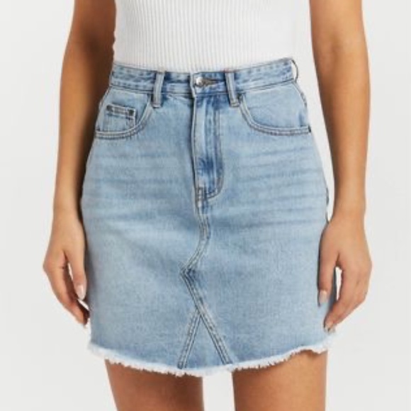 Atmos&Here Dresses & Skirts - Denim mini skirt size 8